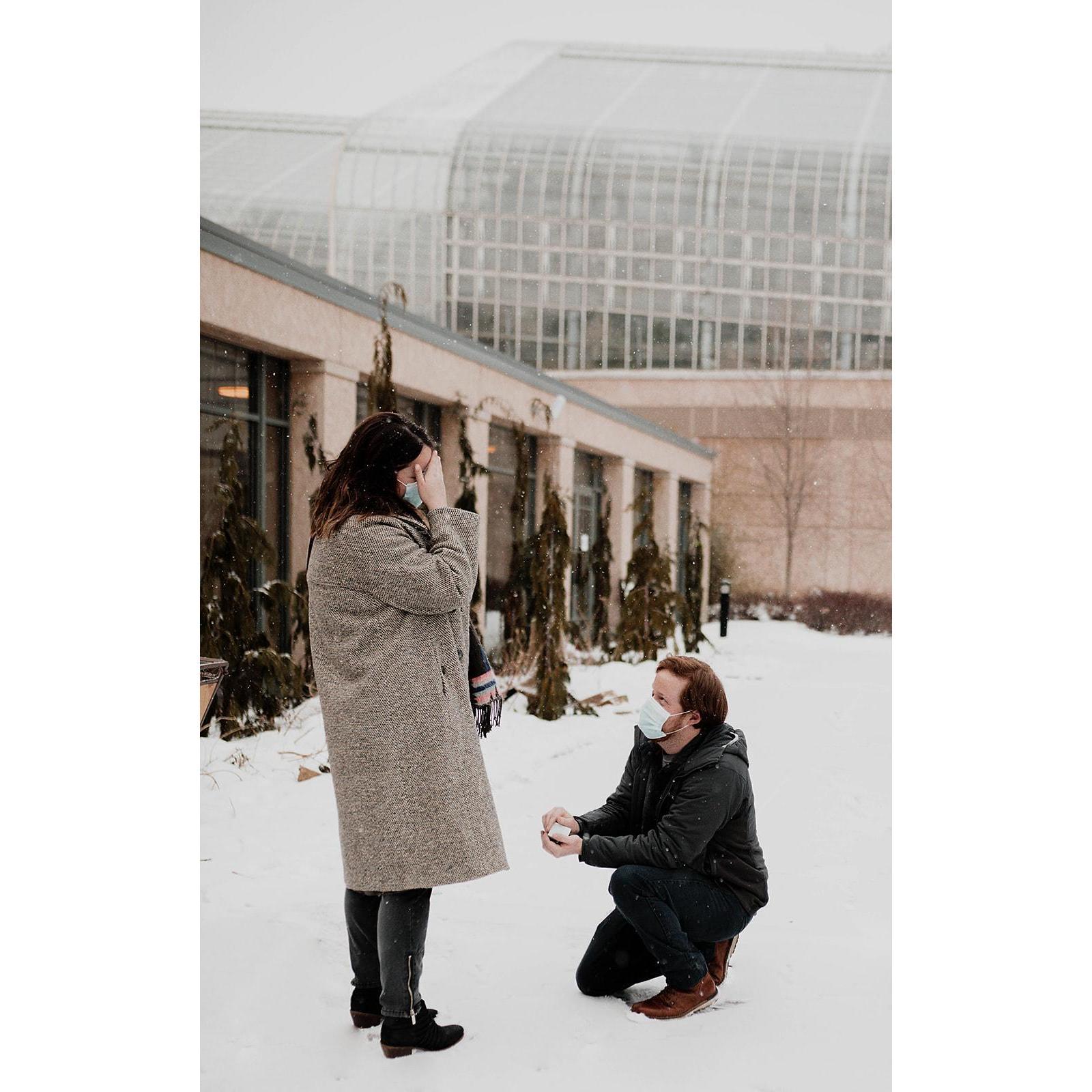 01.23.2021 Proposal at Lauritzen Gardens