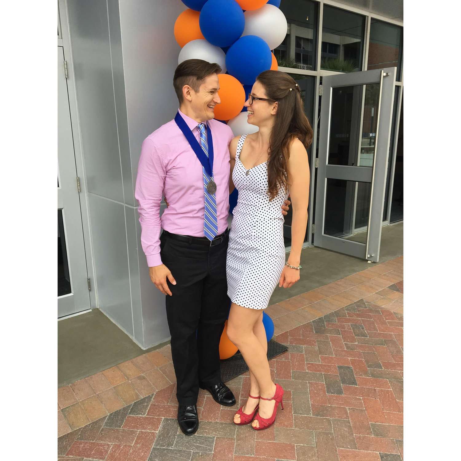 Jeremy's MBA graduation in 2017