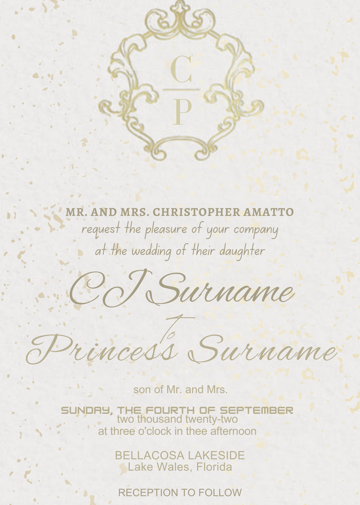 The Wedding Website of Princess Marcelino and CJ Balmes