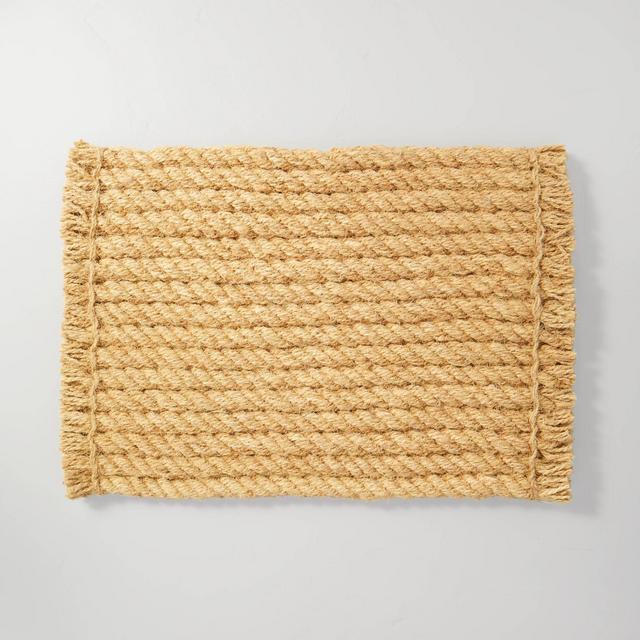23" x 35" Chunky Twisted Rope Coir Doormat - Hearth & Hand™ with Magnolia