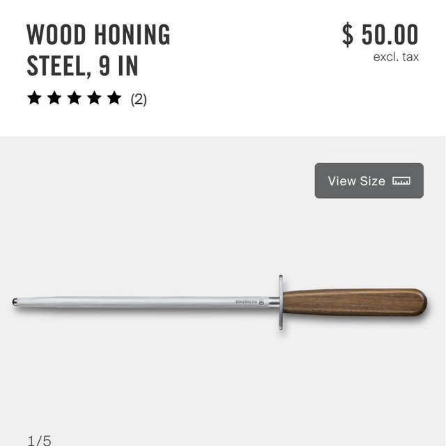 Victorinox Wood Honing Steel, 9 in