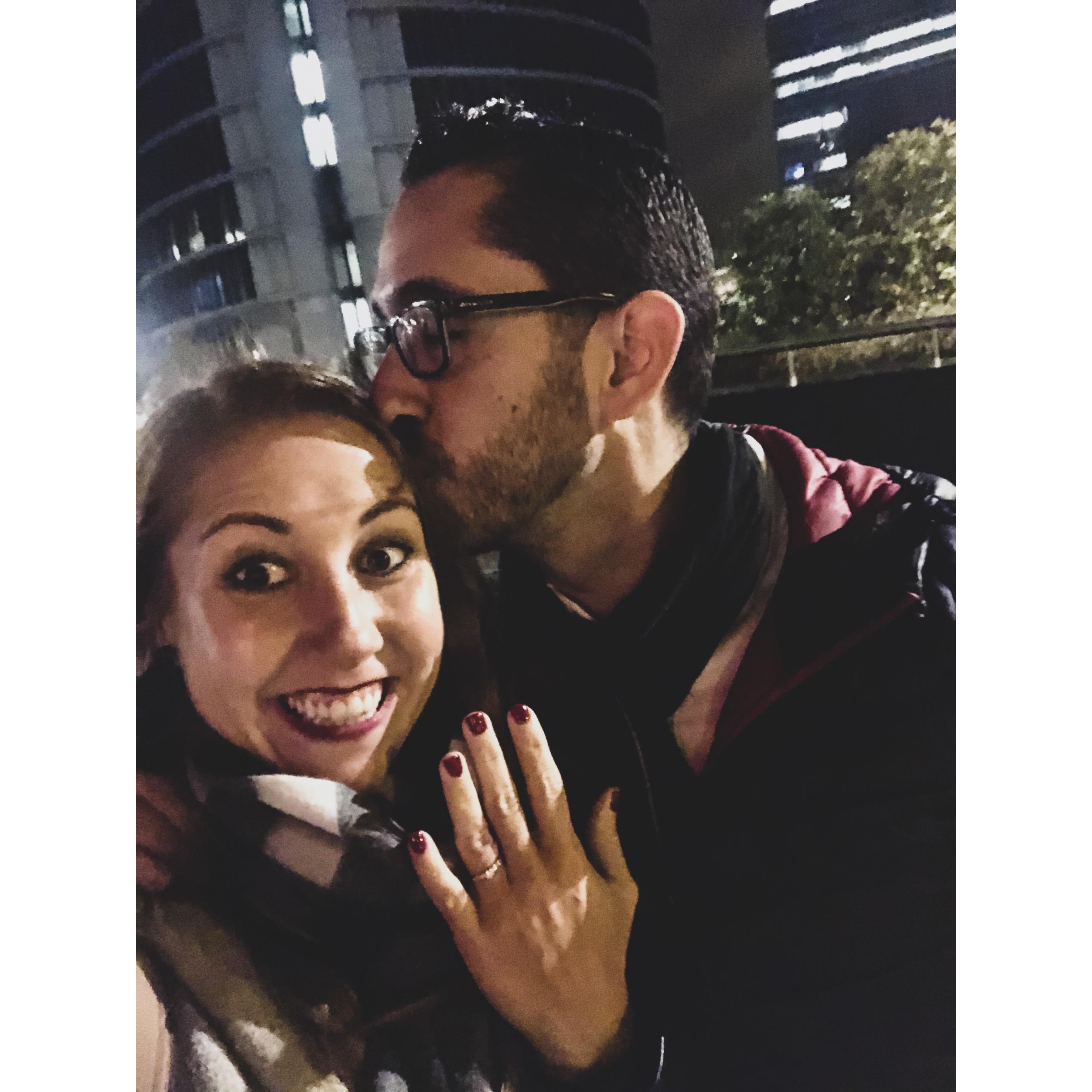 The night Jose proposed in Madrid!