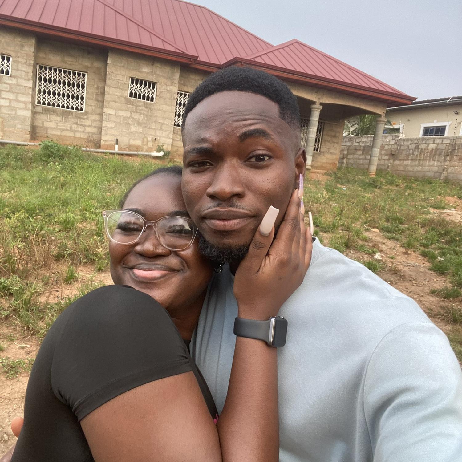 The day he asked me to be his girlfriend. Our first picture together.