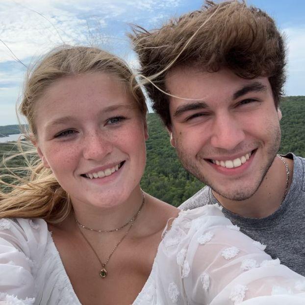 Us in Copper Harbor on a family camping trip