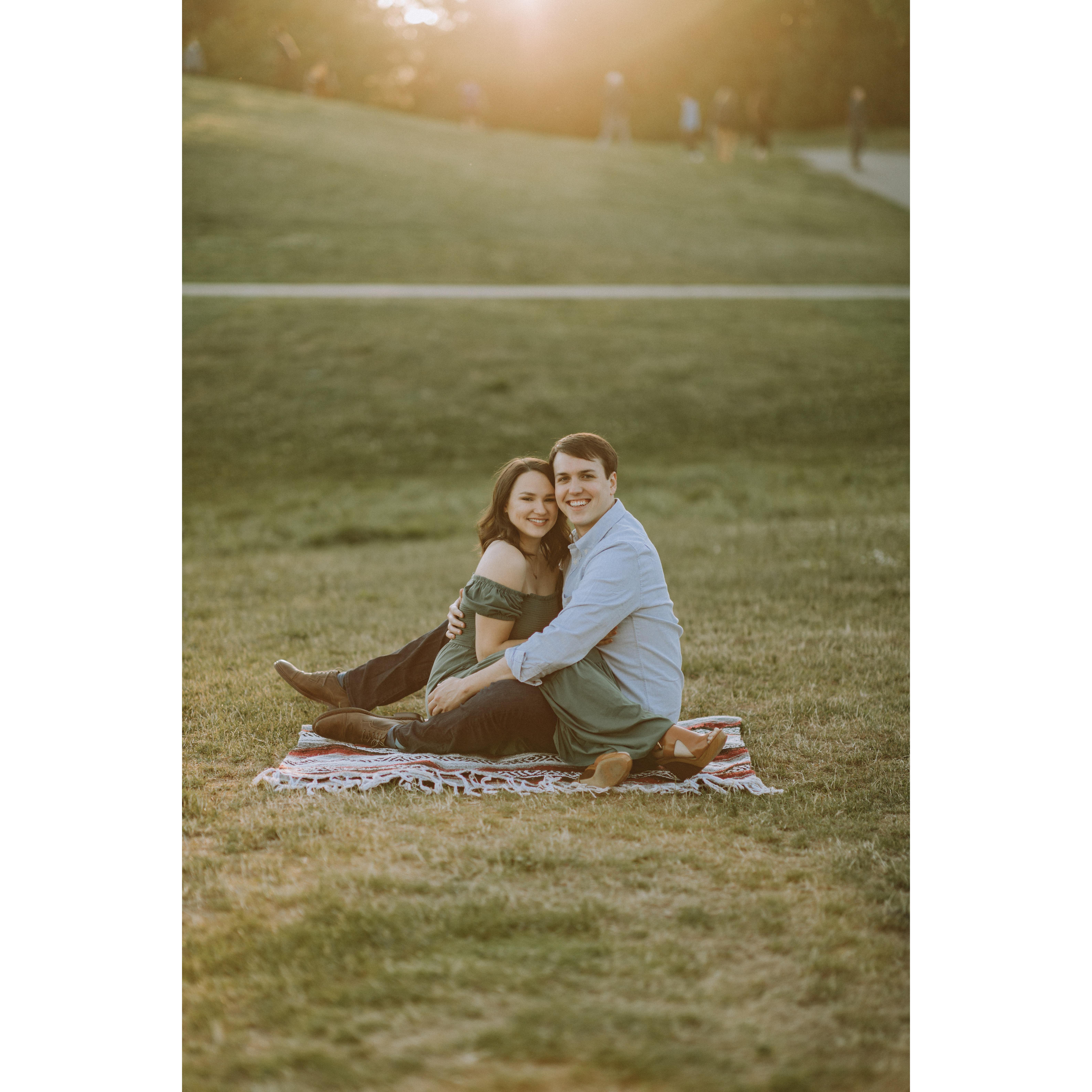 Engagement photo session