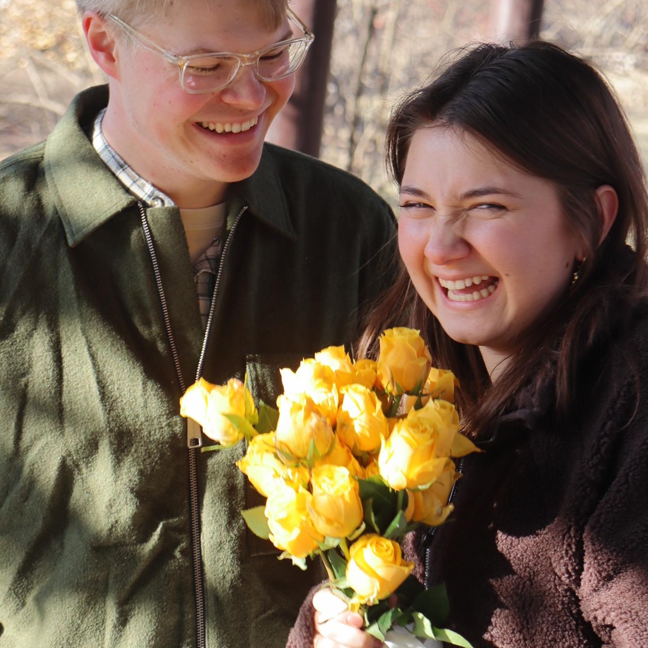 probably peter and bekah’s favorite pic from the day ❤️