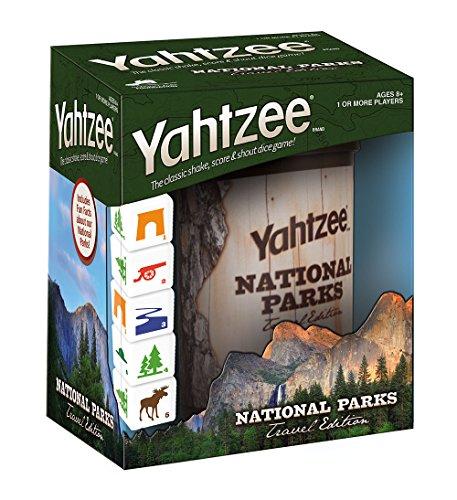 YAHTZEE National Parks Travel Edition | Classic Yahtzee Dice Game with a National Parks Theme | Perfect Travel Game for Families | Celebrate US National Parks Service