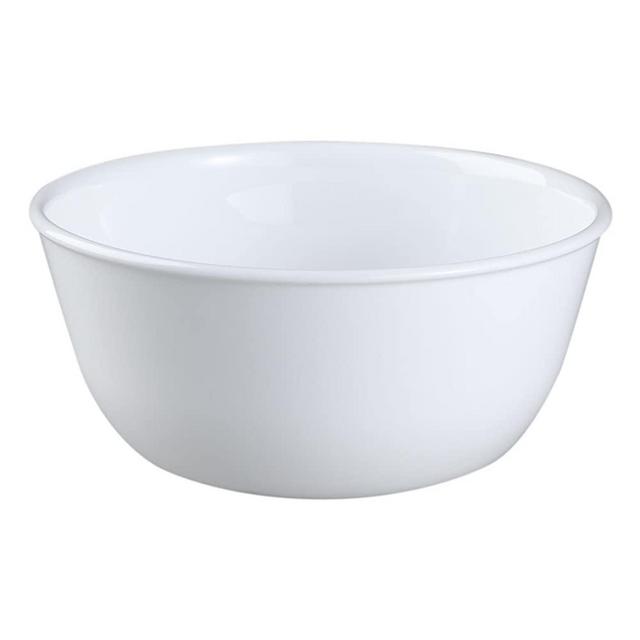 Corelle Coordinates White Corelle Livingware Winter Frost 28 Ounce Soup/Cereal Bowl (Set of 4)