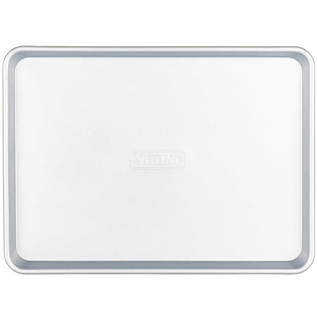 Viking Premium 18-Inch Nonstick Baking Sheet Pan, Made without PFAS, Heavy Gauge Aluminized Steel Cookie Sheet with Reinforced Iron Frame, Oven Safe to 475F