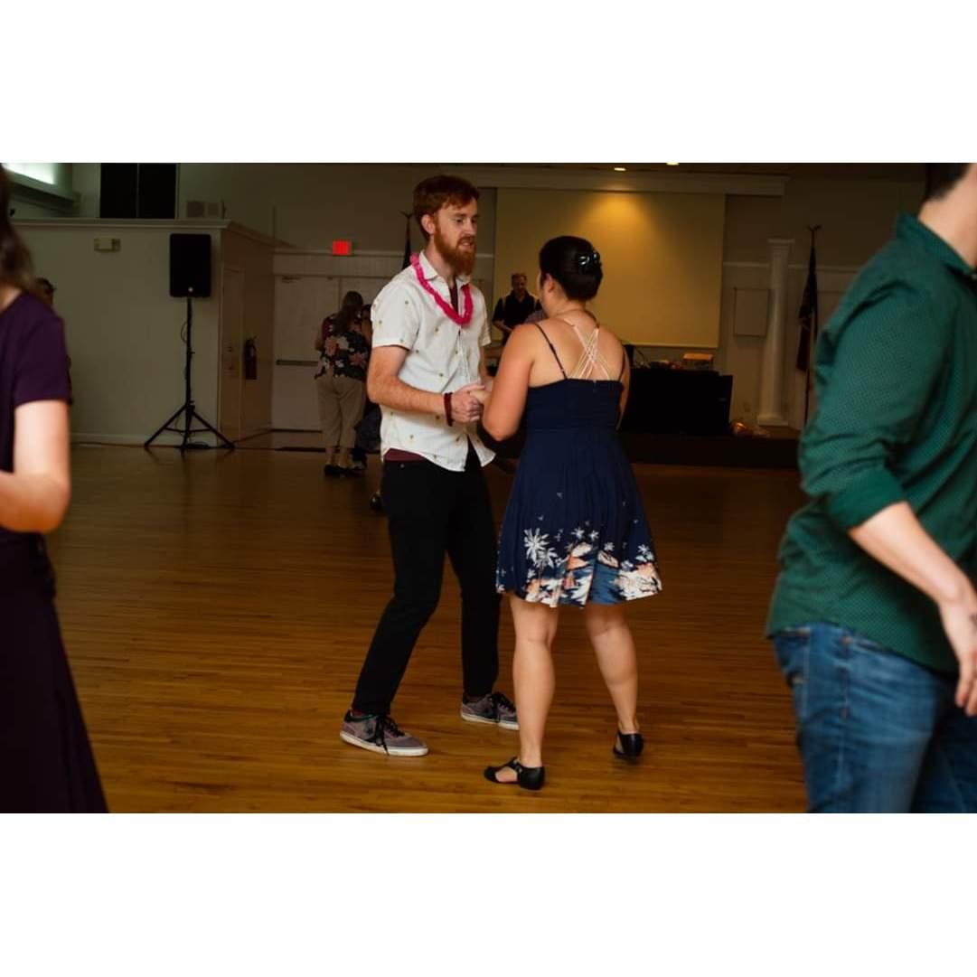 The first time we went dancing! And then there was a two year pause in between.