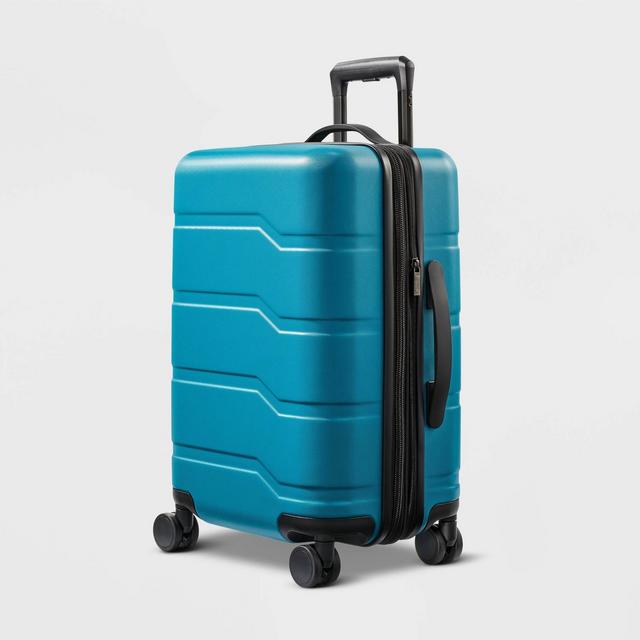 Hardside Carry On Suitcase Teal - Open Story™