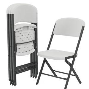 Lifetime 2nd Generation Commercial Folding Chair, Single and 4 Pack