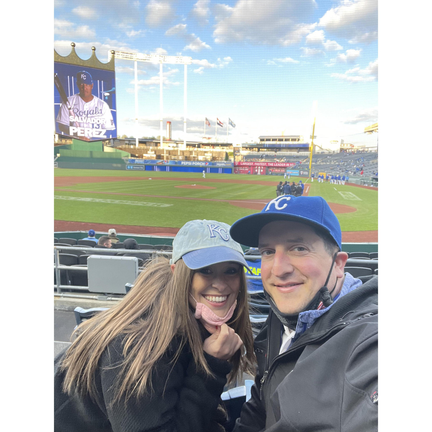 First Royals Game together.