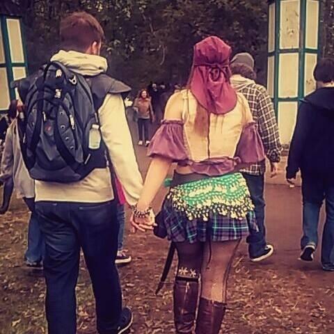 September 2015. Our first RenFest together.
