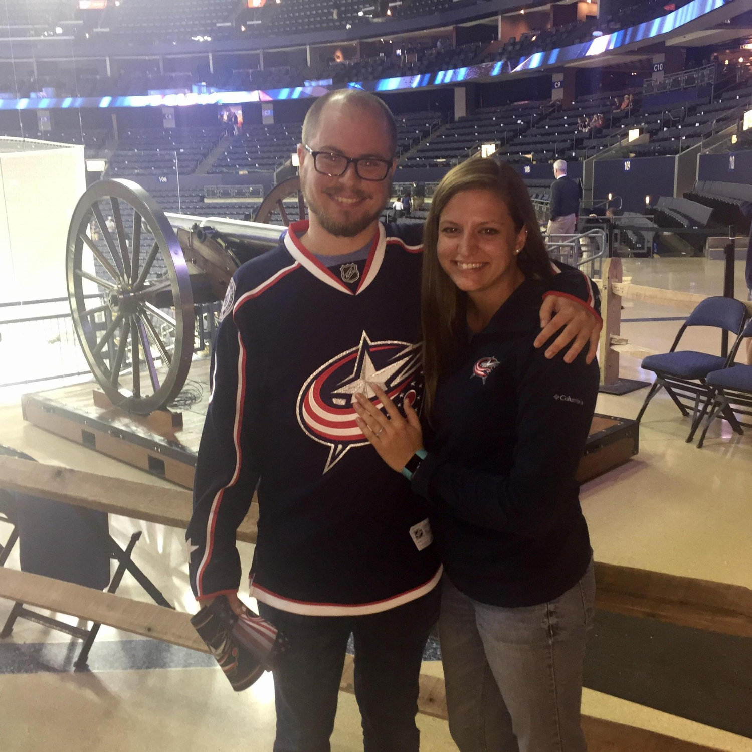 The night we got engaged!