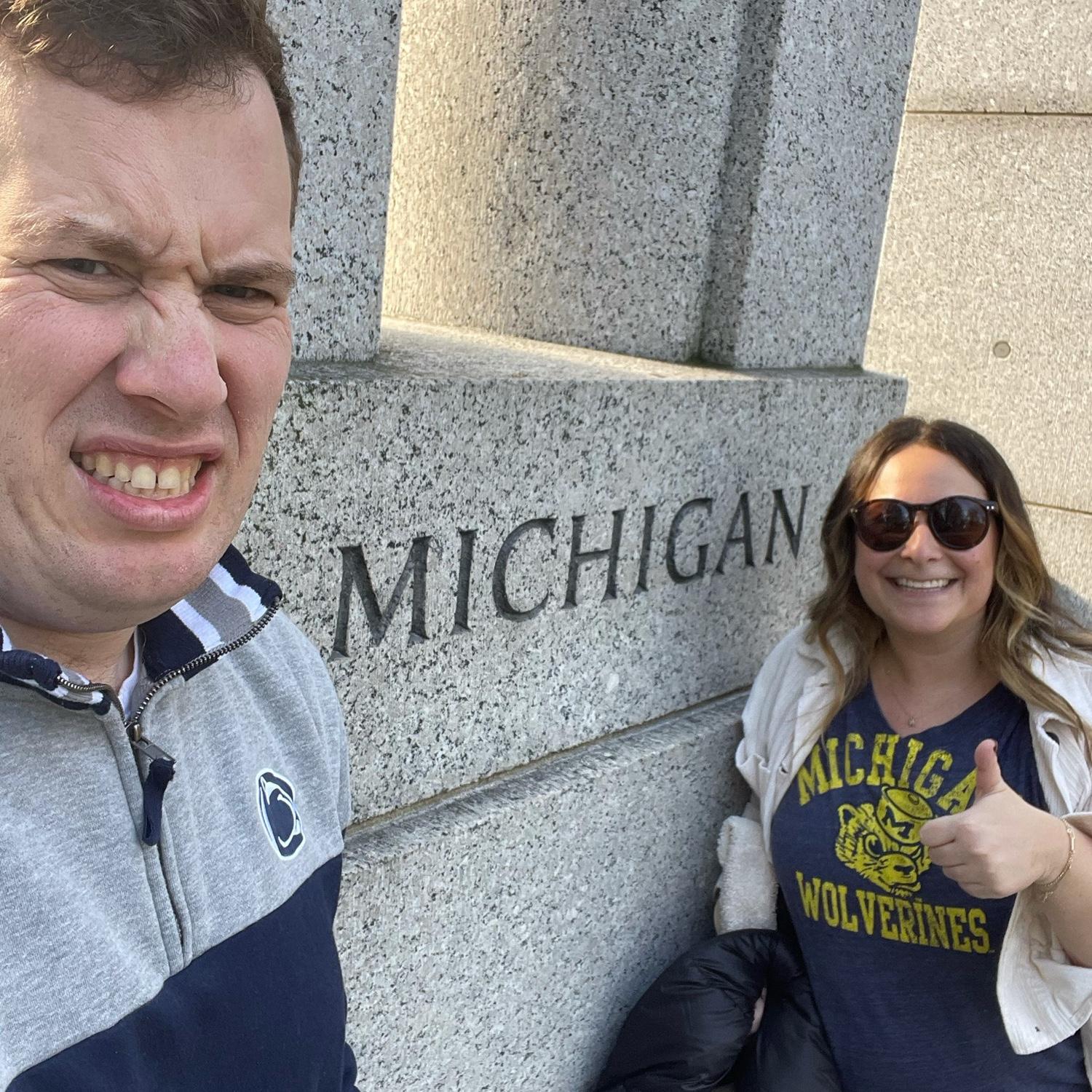 A Big Ten Rivalry! Go State Beat Michigan!