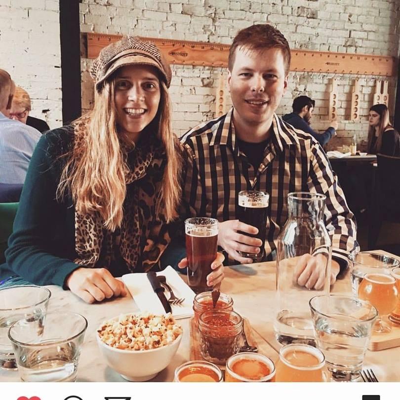 In Melbourne, Australia the day Lindsey moved across the globe to be with Ben.