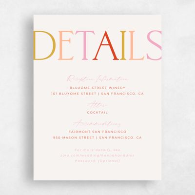 Light Oatmeal, Beige Wedding Enclosure - Josephine