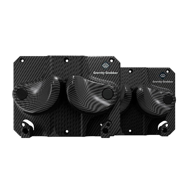 Gravity Grabber - Ultimate Ski & Snowboard Wall Rack | Secure, Non-Slip Storage | Fits Any Ski/Board | Garage Organization | Ski Storage Rack | Snowboard Storage Rack | Winter Gear Organizer | 2 Pck