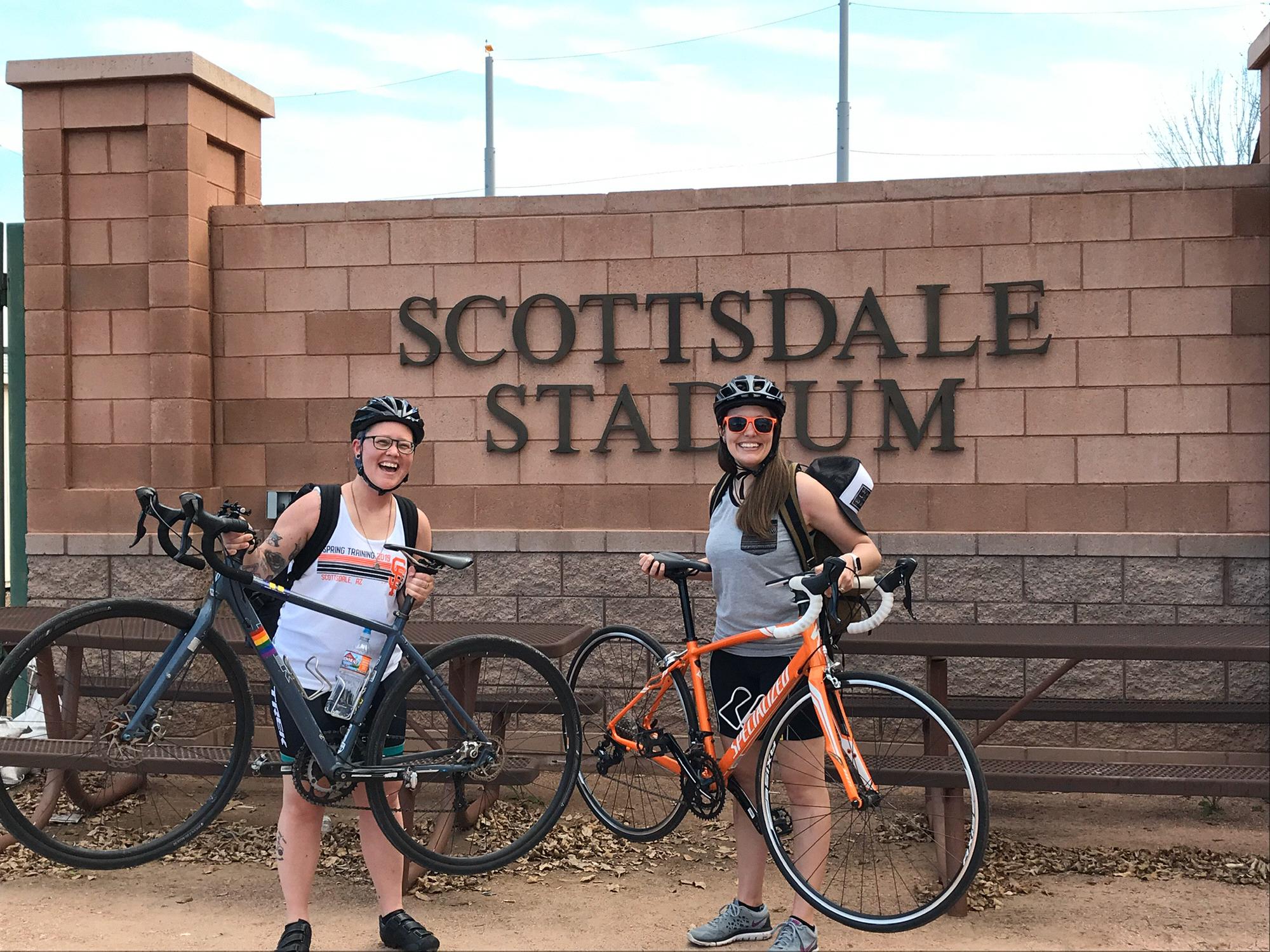 Spring Training bike ride