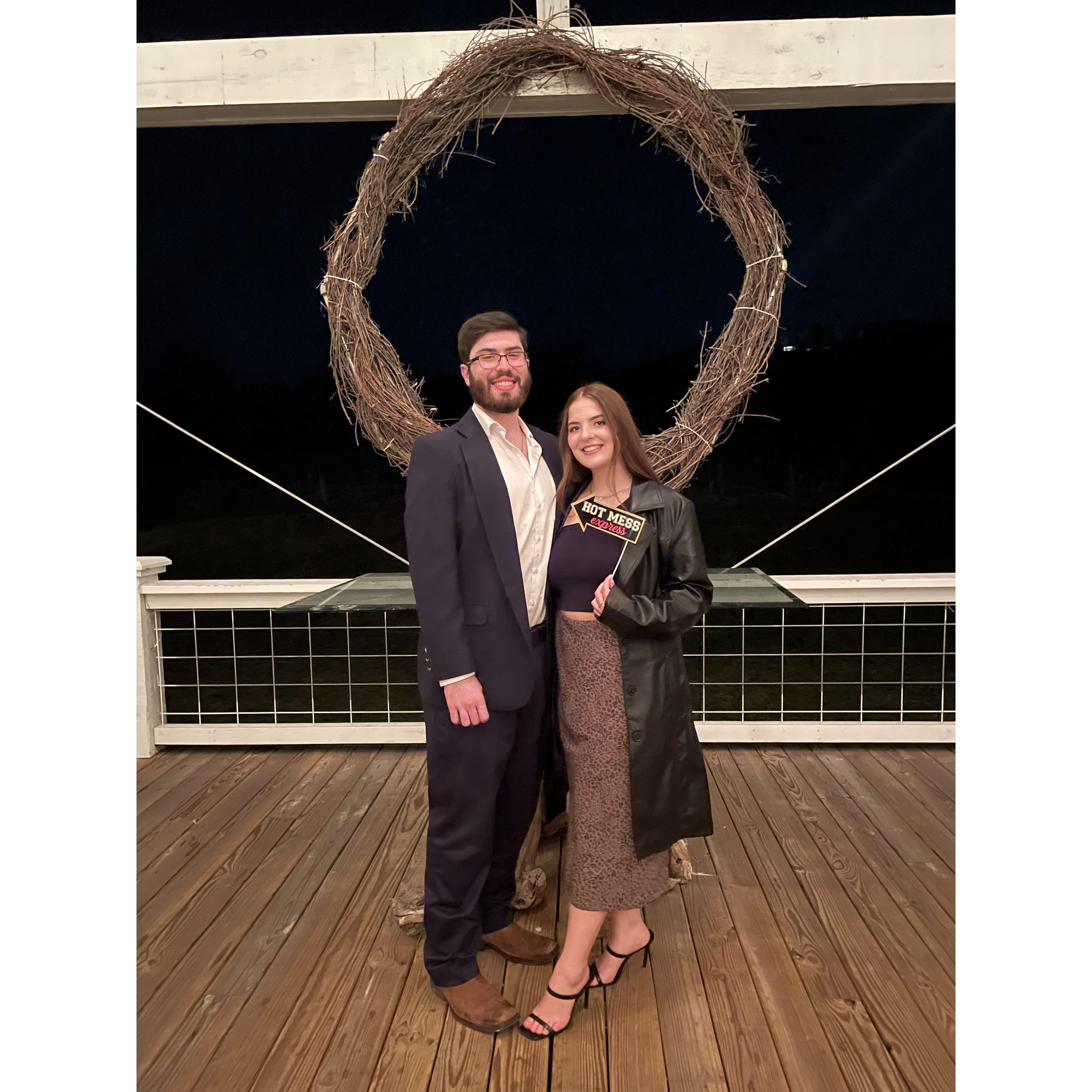 Sigma Pi date night at Sassafras Winery.