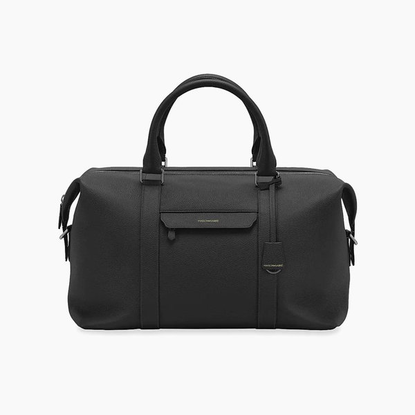 Maison de Sabre Leather Duffle Bag | Black Caviar