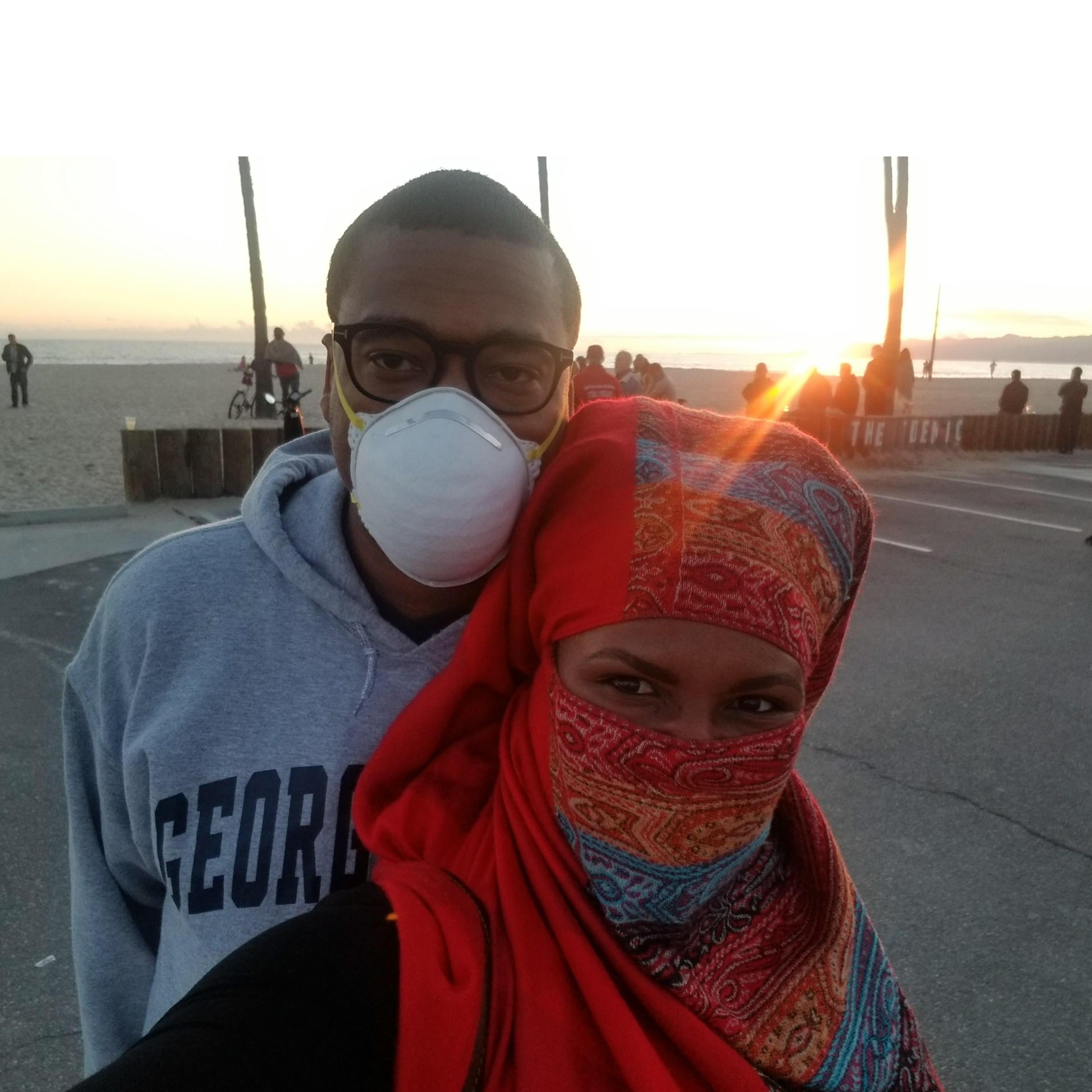 COVID-19 paved the way for us to take advantage of a good sunset with a limited crowd. #MaskOn