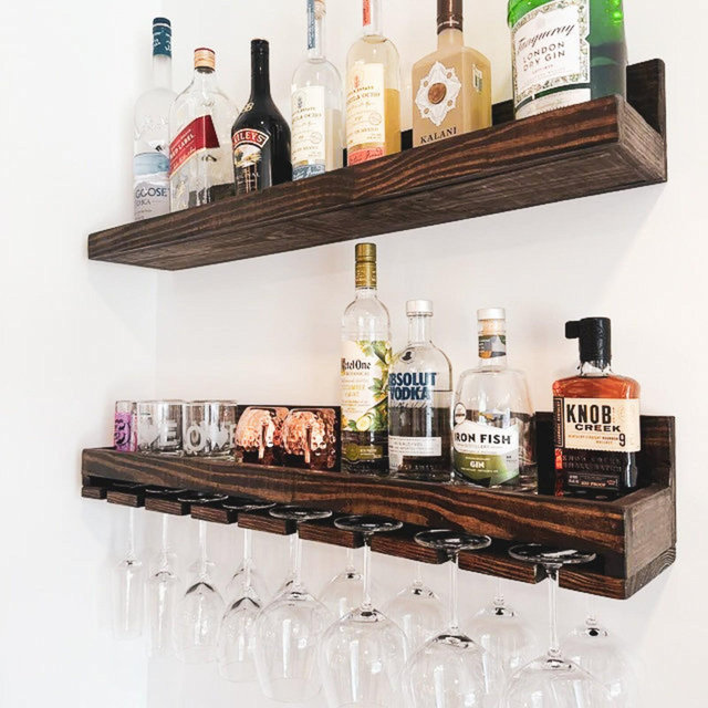 Liquor shelf, bar shelf, bar shelves, liquor cabinet, whiskey shelf, bourbon shelf, man cave, bar decor