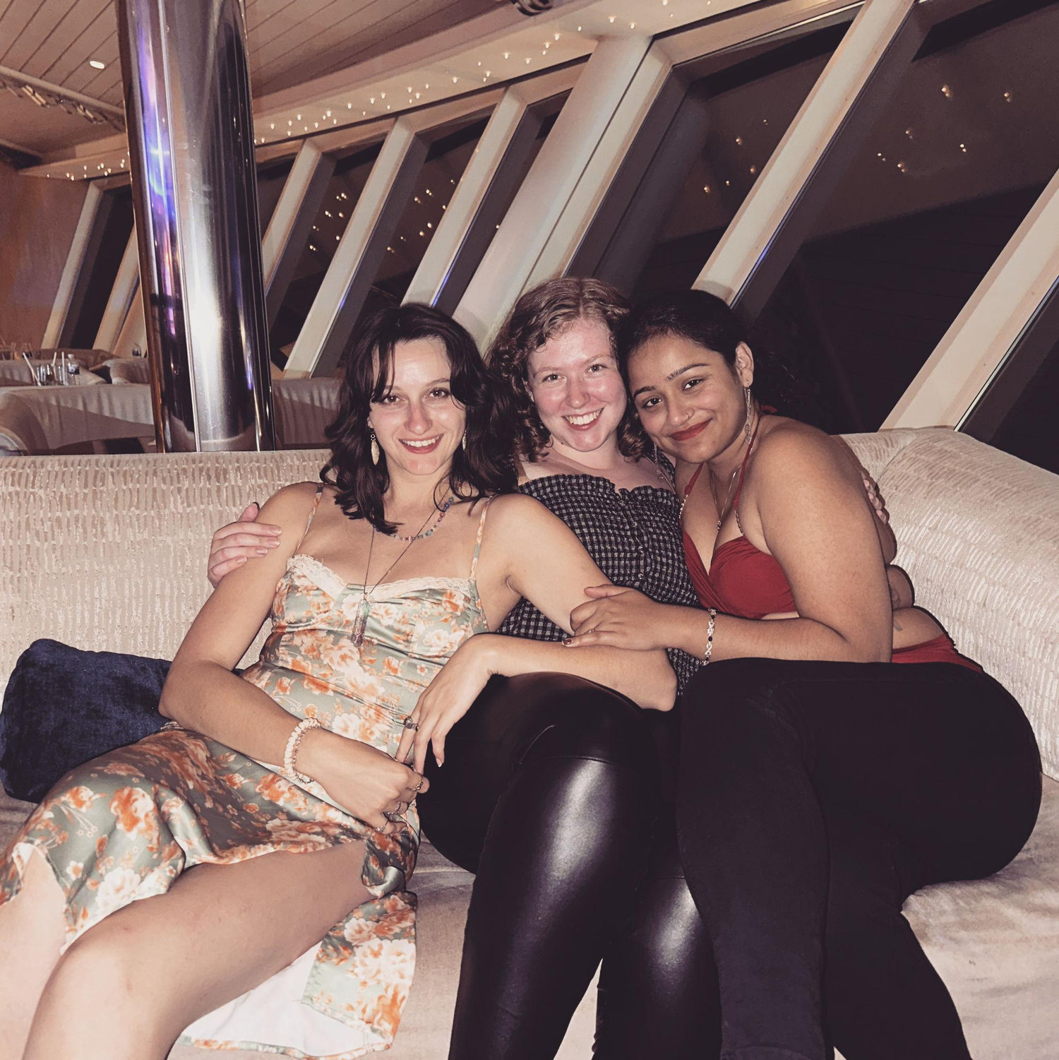Clubbing on the boat!