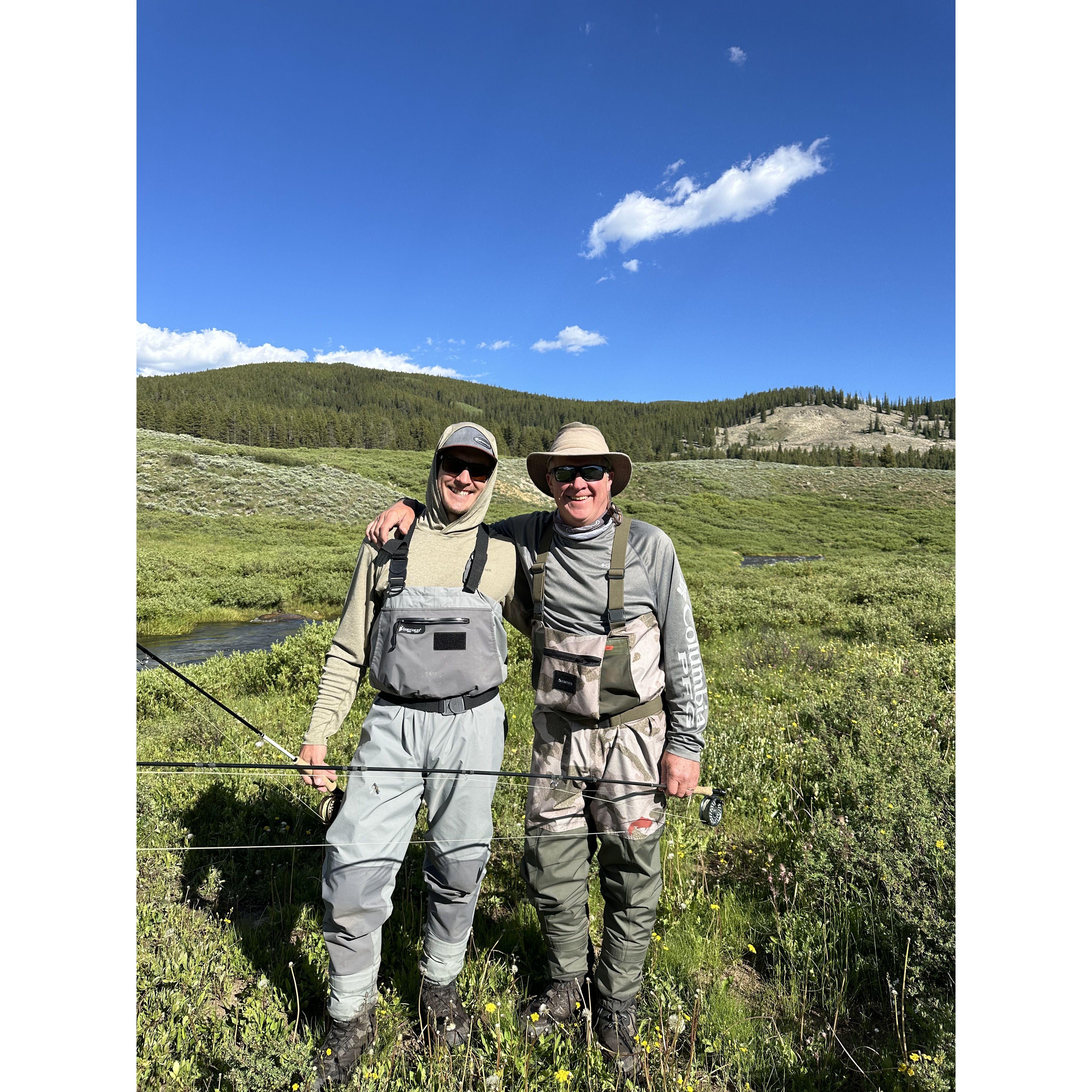 Fly Fishing. Ask them how many they caught ◡̈