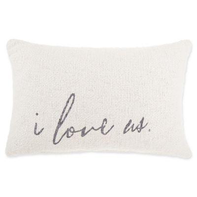 Bee & Willow™ Home "I Love Us" Oblong Throw Pillow