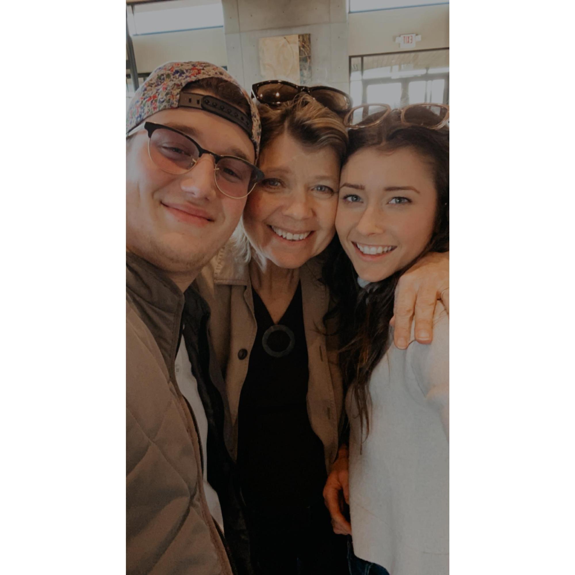 Us and Anna's mom at Ponzi Winery