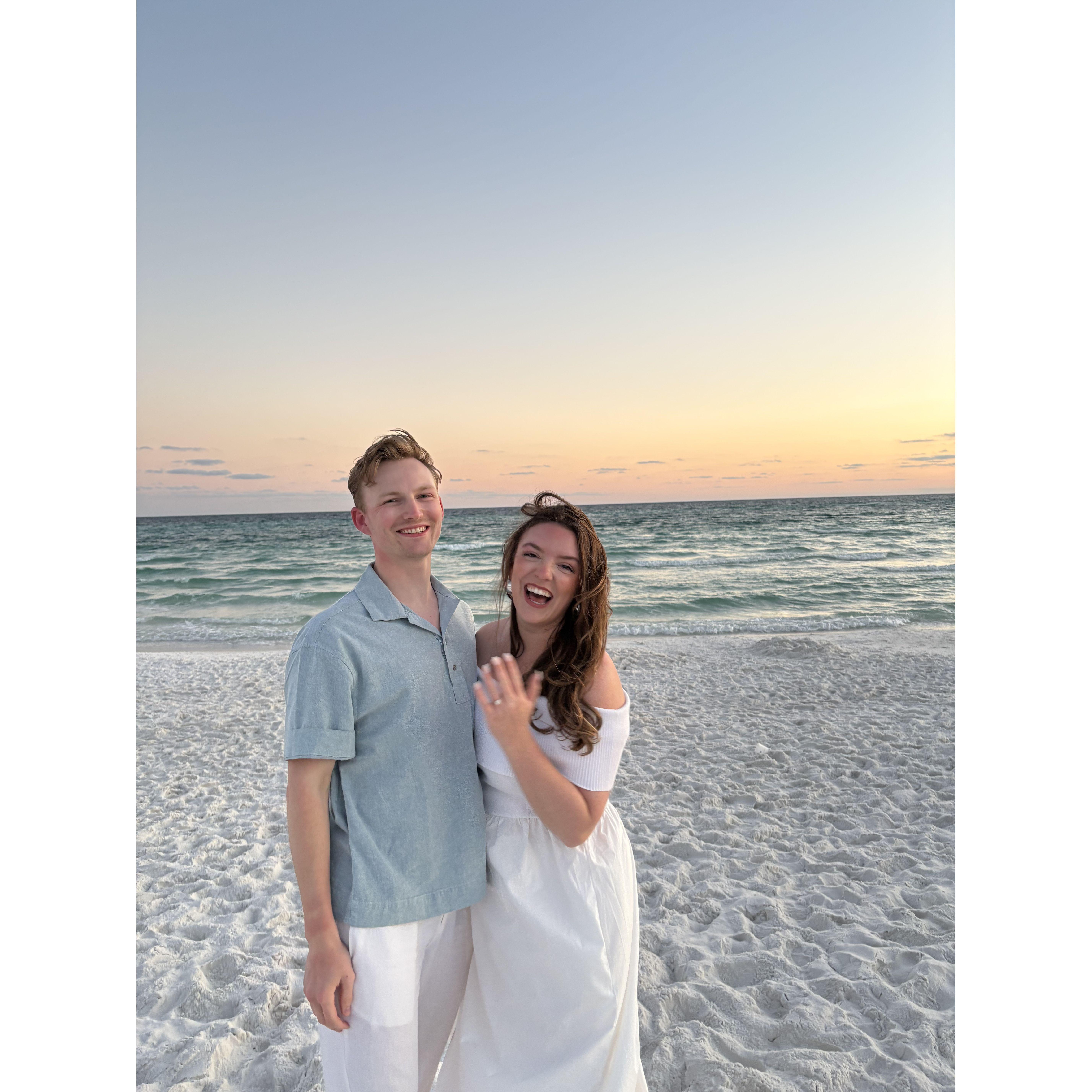 Any excuse to show off the ring