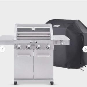 41847NG Dual Fuel Stainless Gas Grills with Cover