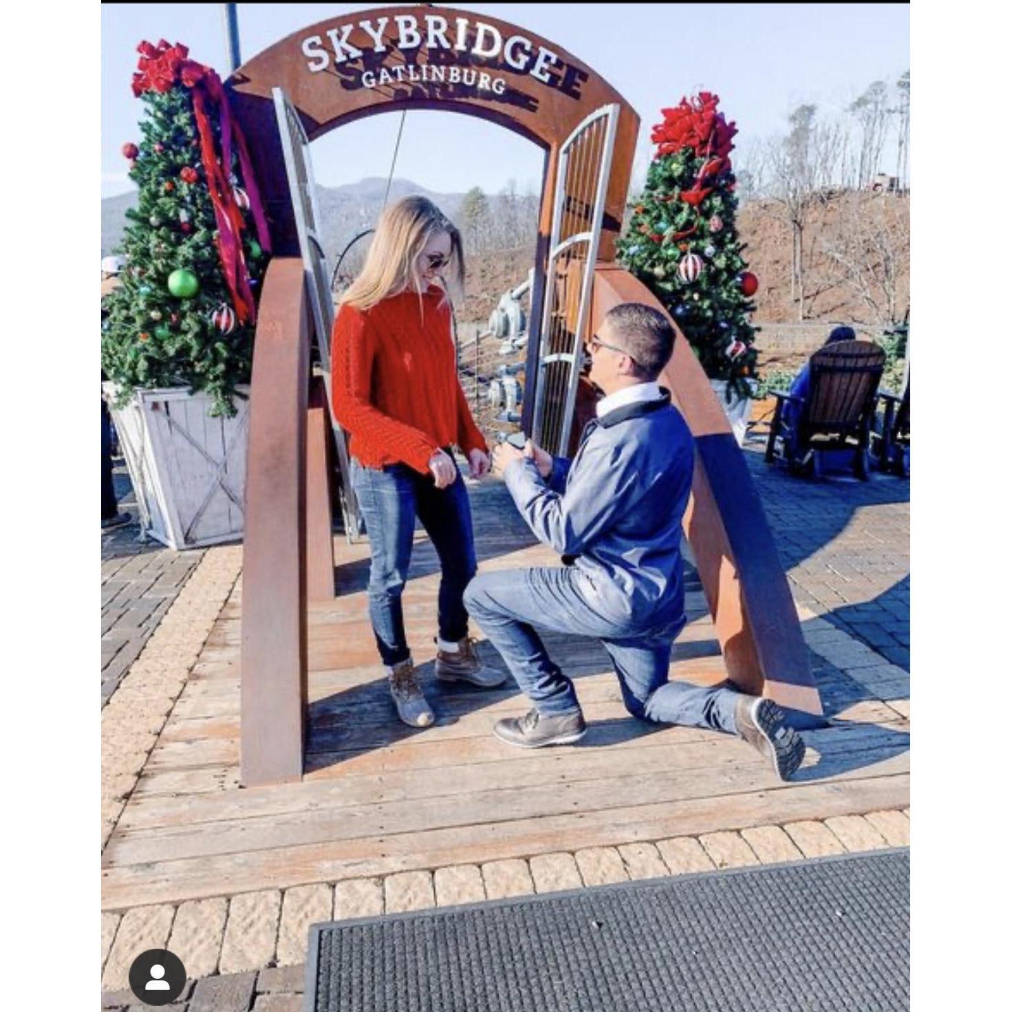 I said “YES!” at the top of a Mountain in Gatlinburg in 2019