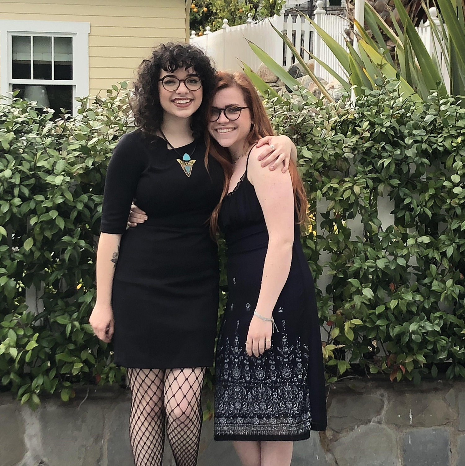 Before we saw John Mulaney and Nick Kroll for Delanie's birthday!