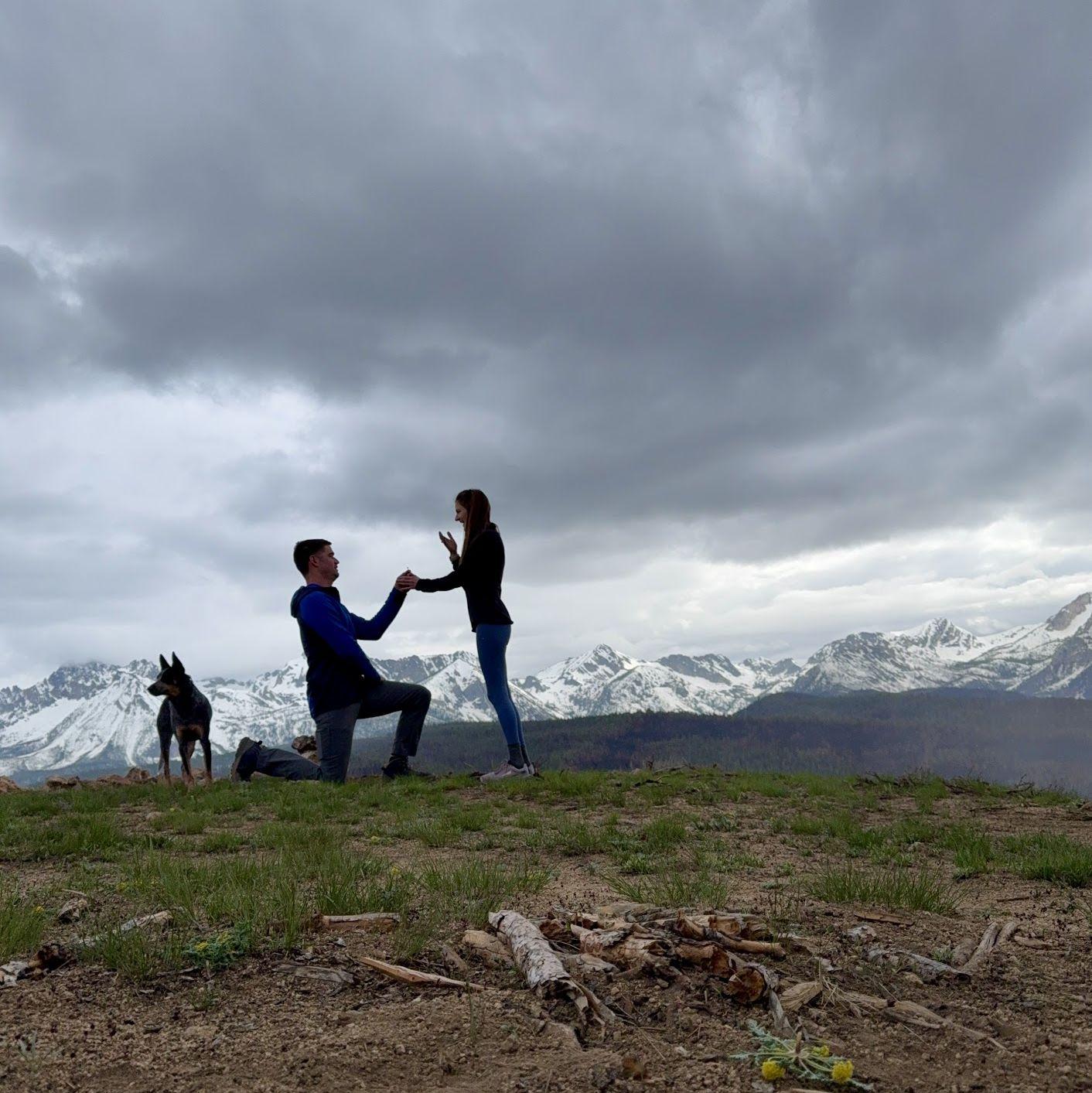 May 17 2025. Engaged on our 5 year anni. As you can see the sky is about to open up.