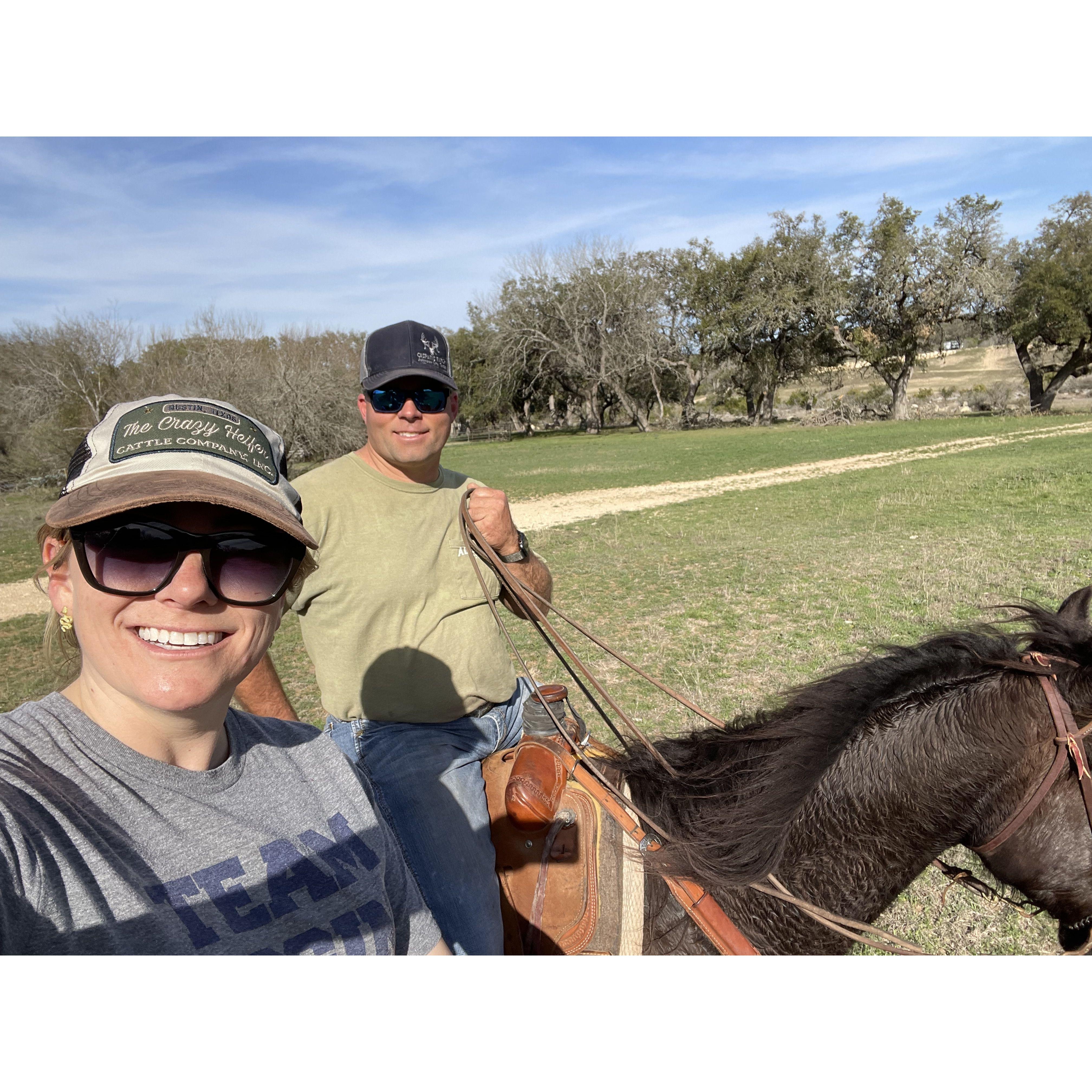Horseback ride date out with Boon & Nate