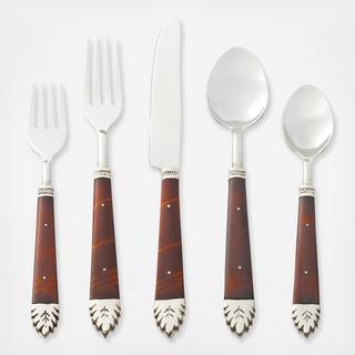 Zebrawood 5-Piece Flatware Set, Service for 1