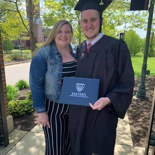 Celebrated an amazing milestone together when Brandon graduated from Eastern!