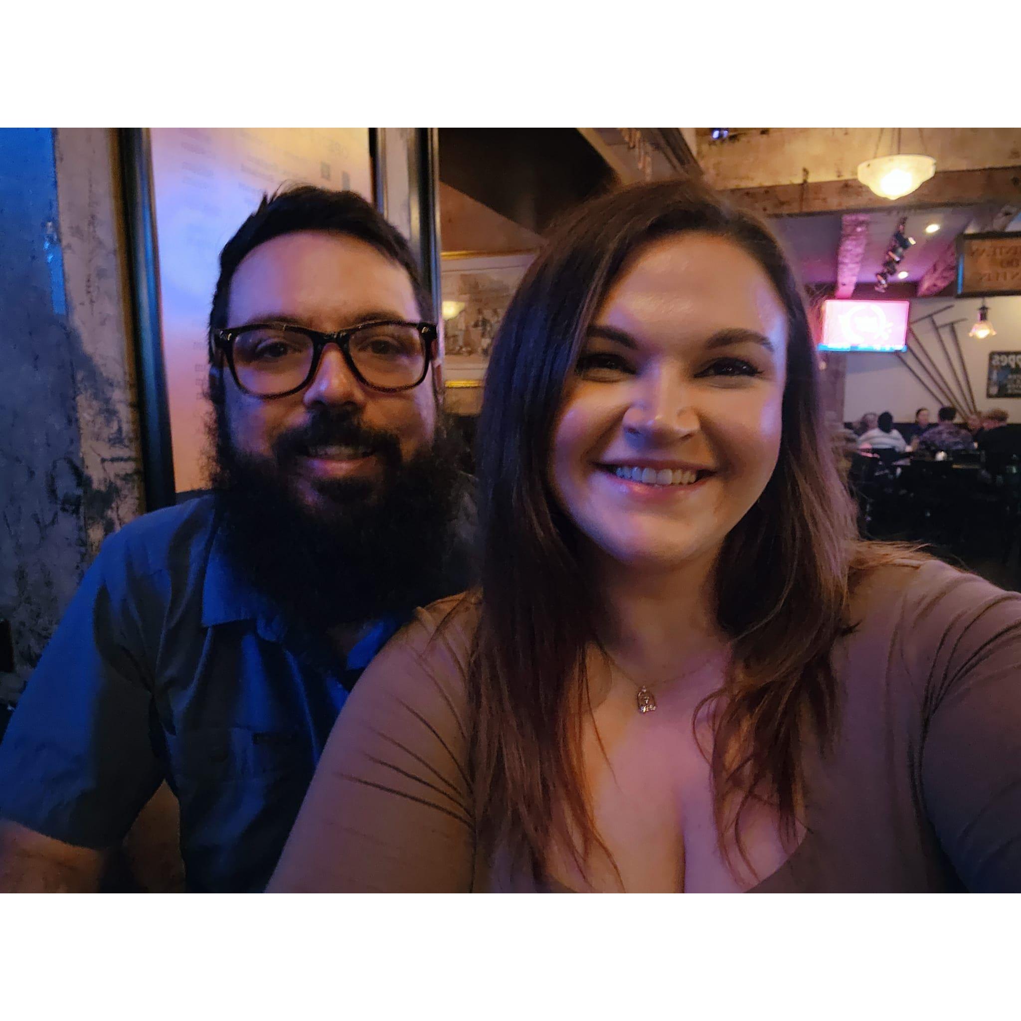 Date night on our 7th anniversary