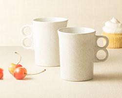 Trigger Mug - White on White
