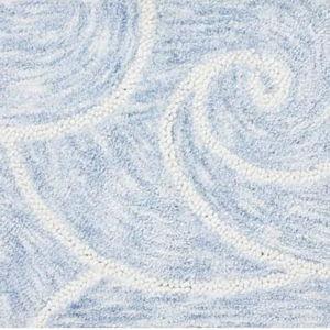 Camille Blue Bath Rug, 20X30 Blue