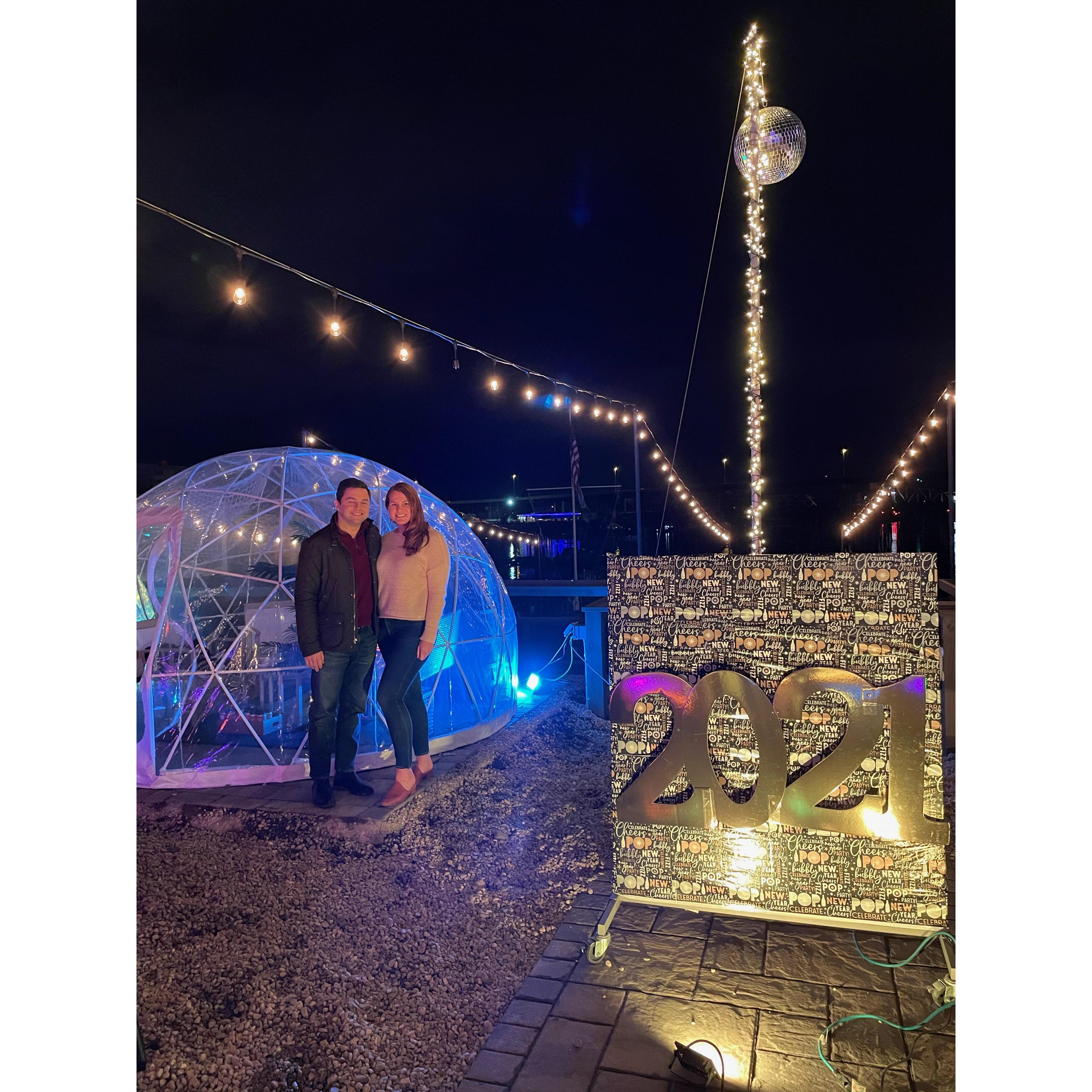 New Year’s Eve igloos!