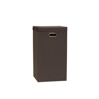 Household Essentials Collapsible Laundry Hamper, Grey-Brown Cobblestone