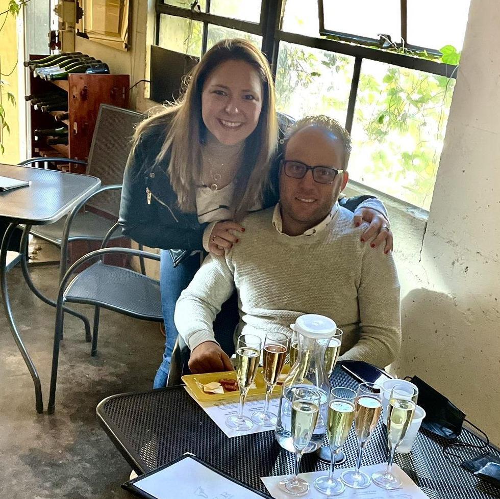 JANUARY 2022. NEW YEAR'S DAY SPARKING WINE TASTING AT LVVR IN LODI, CA.