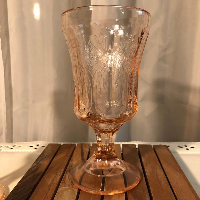Set of 3 Pink Indiana Glass recollection...