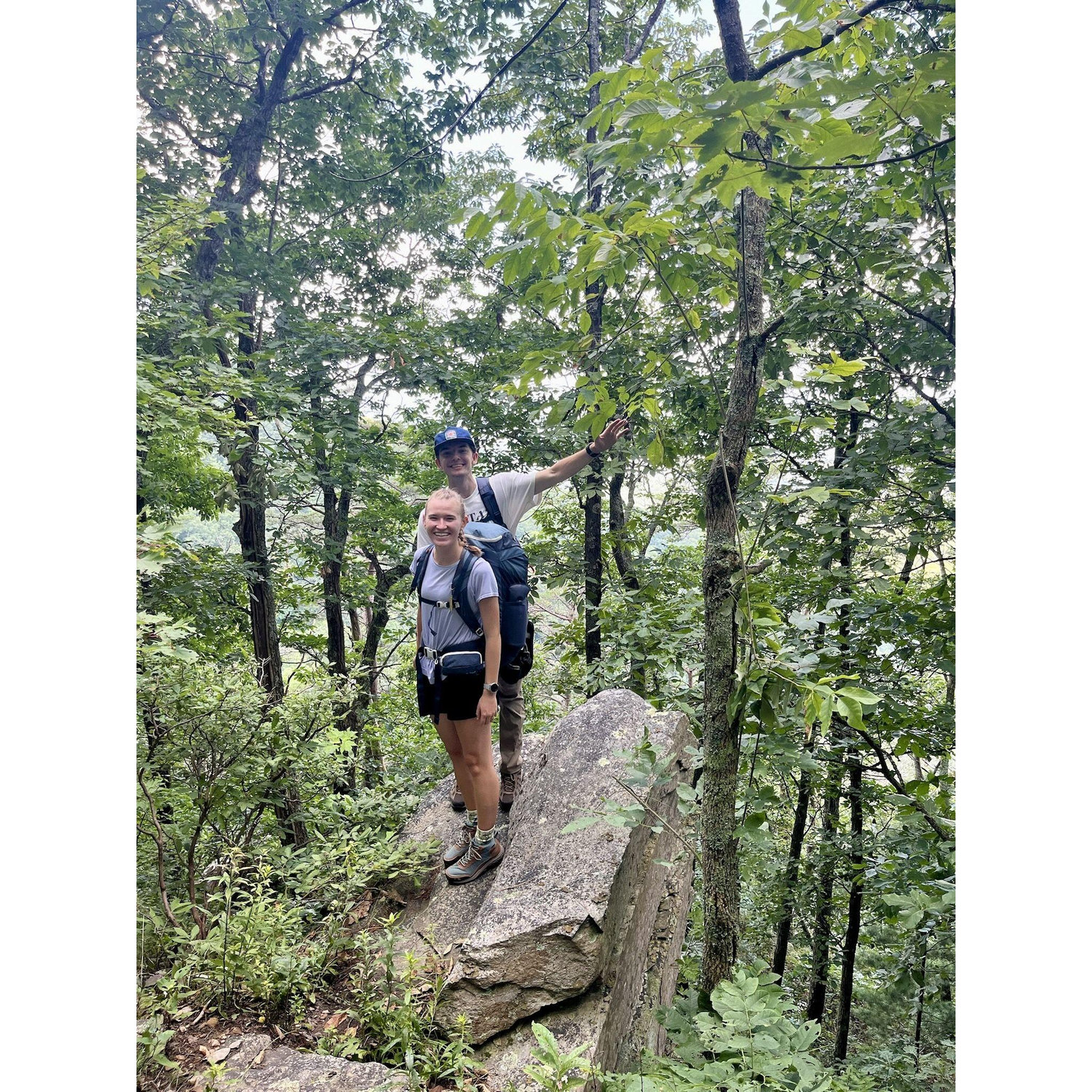 First backpacking trip with Jay's family was marked by dead headlamps and a couple bear encounters...a wild time indeed.