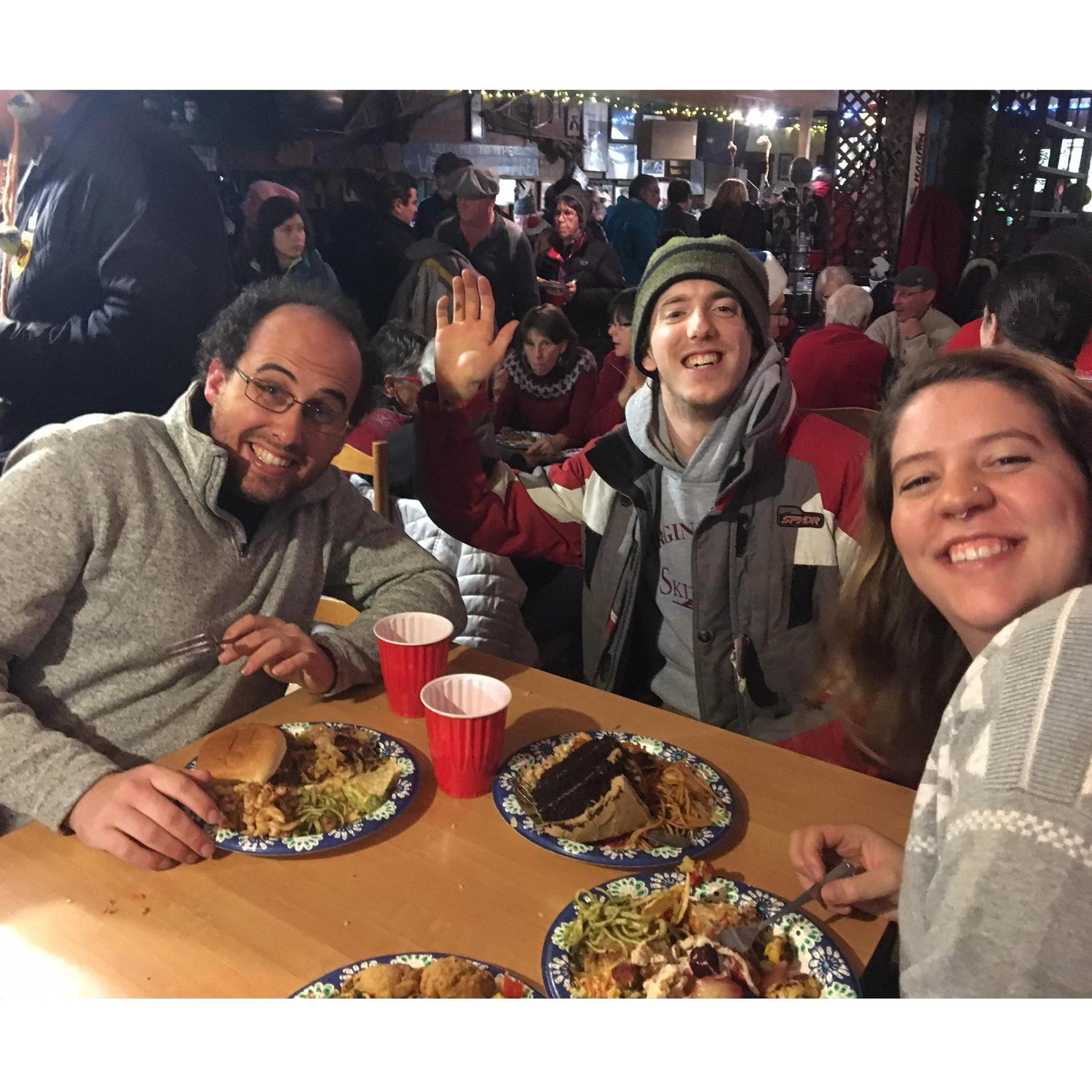 Shawn, Sam, Laura, our first Jack Frost all together - December 2017