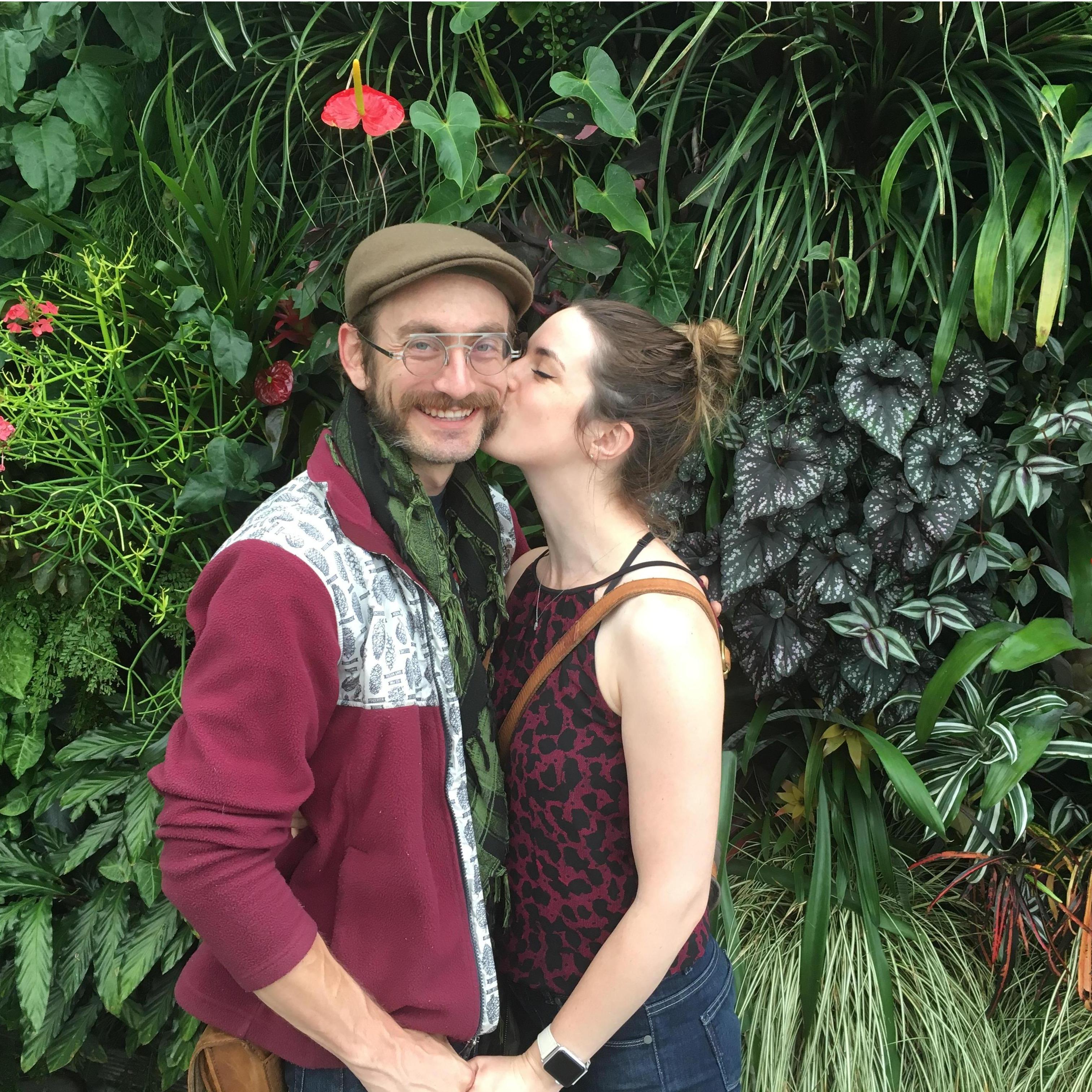 Our final date in San Francisco before our move to Vegas at the Botanical Garden
